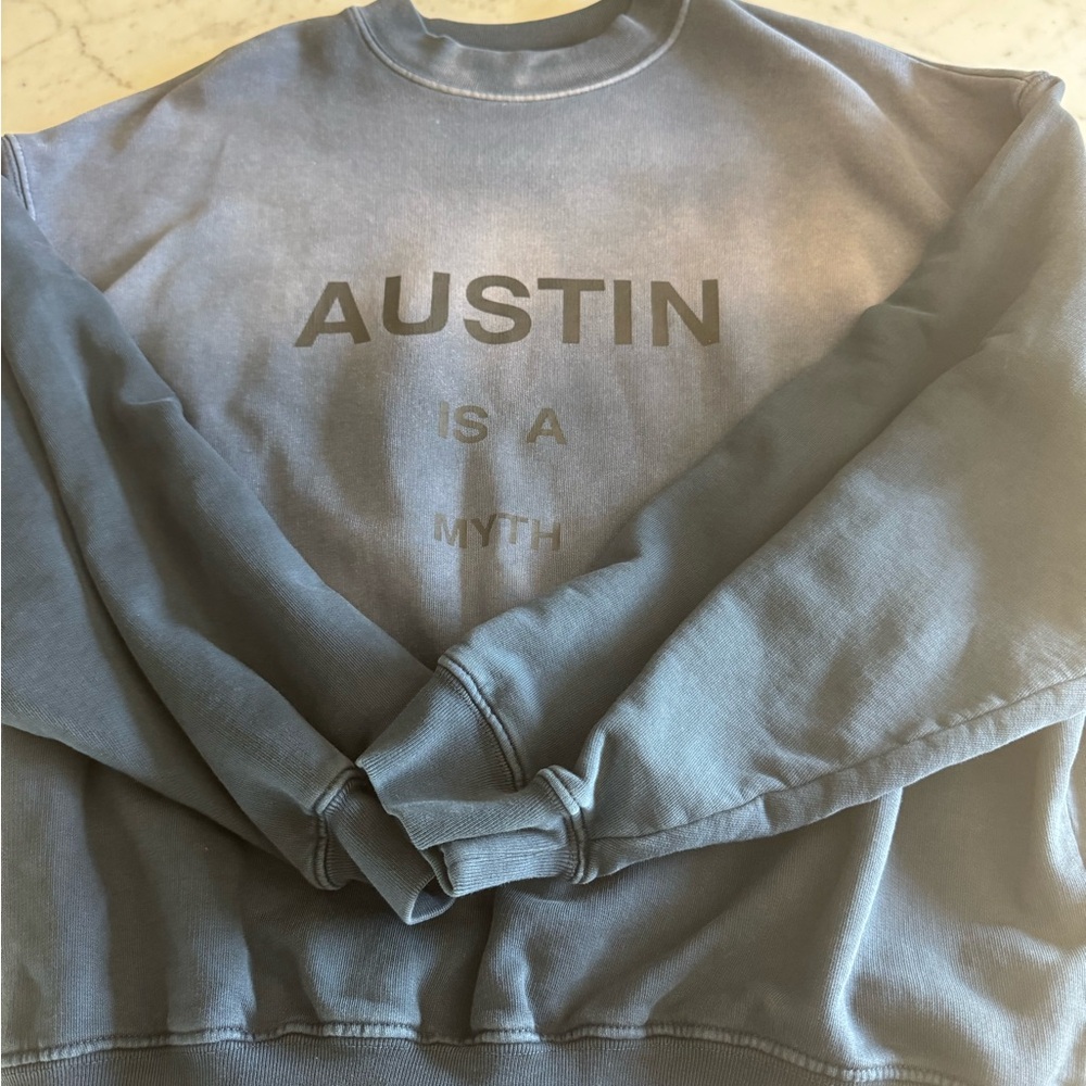 Anine Bing Gray Crewneck Sweatshirt